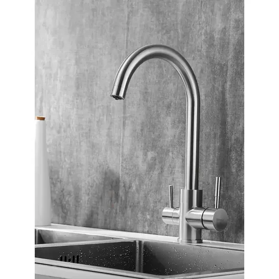 Высокий смеситель для кухни с фильтром для воды Shevanik S168B