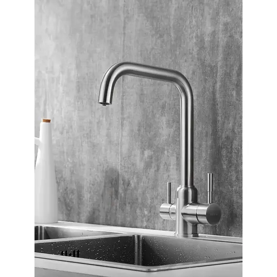 Высокий смеситель для кухни с фильтром для воды Shevanik S268B