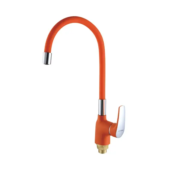 Смеситель для кухни с гибким изливом шлангом Shevanik S443-4