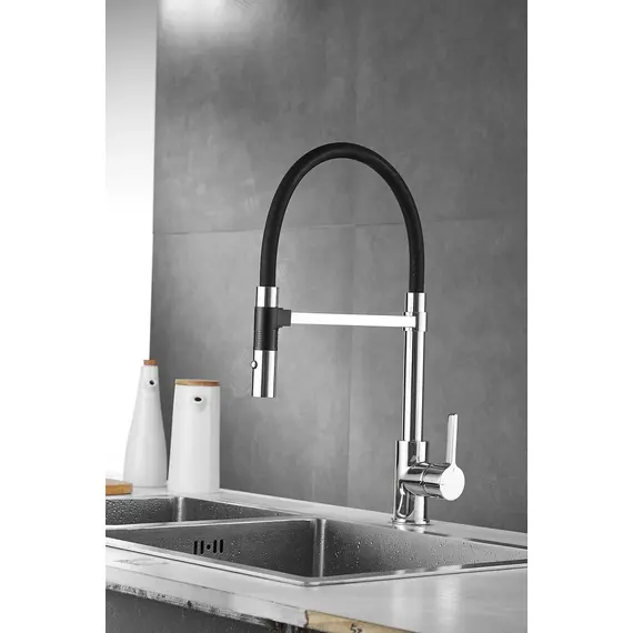 Смеситель для кухни с гибким изливом Rose R133, изображение 16