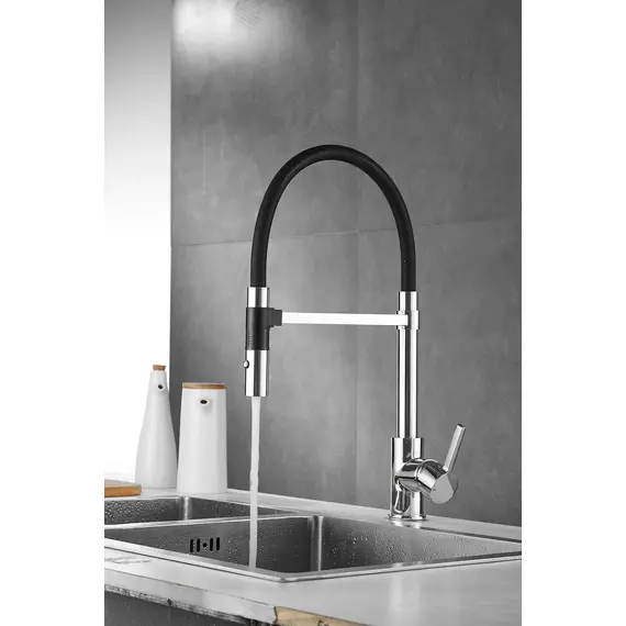 Смеситель для кухни с гибким изливом Rose R133, изображение 13