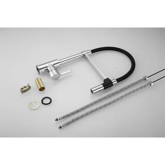 Смеситель для кухни с гибким изливом Rose R133, изображение 30