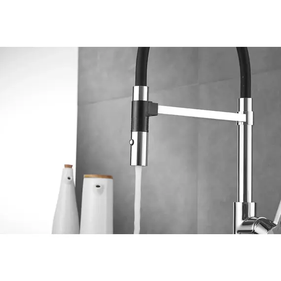 Смеситель для кухни с гибким изливом Rose R133, изображение 12