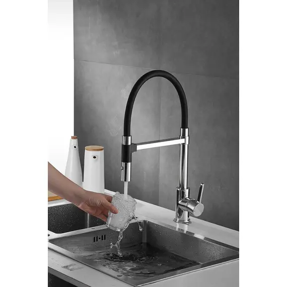 Смеситель для кухни с гибким изливом Rose R133, изображение 6