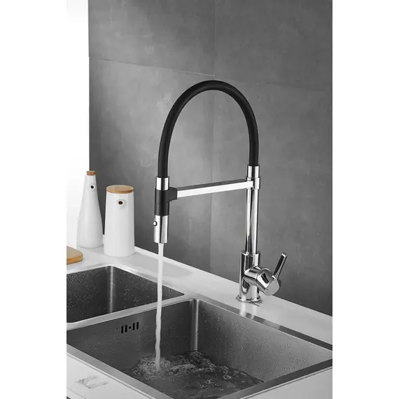 Смеситель для кухни с гибким изливом Rose R133, изображение 28