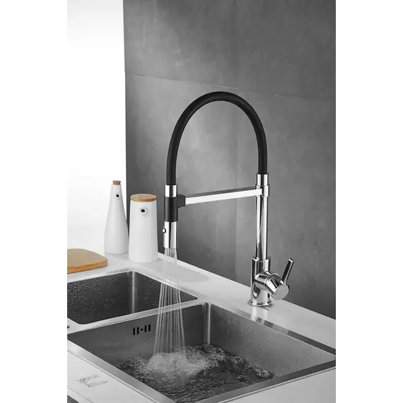 Смеситель для кухни с гибким изливом Rose R133, изображение 27