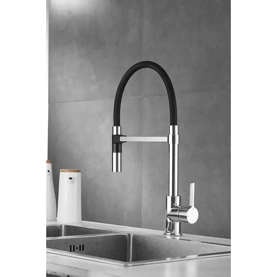 Смеситель для кухни с гибким изливом Rose R133, изображение 26