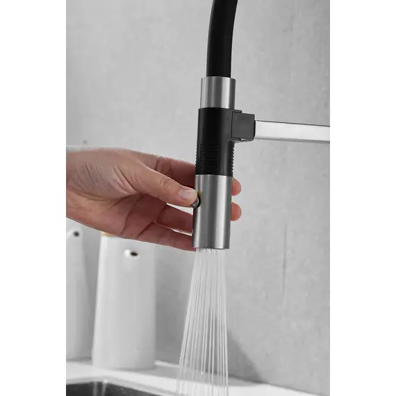 Смеситель для кухни с гибким изливом Rose R133L, изображение 27