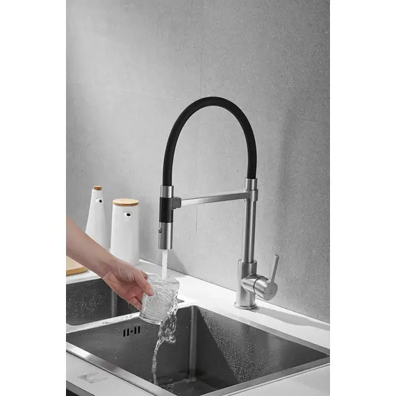 Смеситель для кухни с гибким изливом Rose R133L, изображение 26