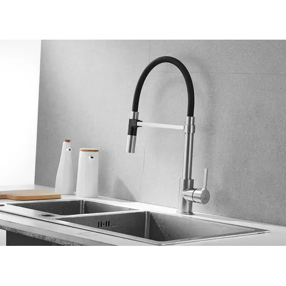 Смеситель для кухни с гибким изливом Rose R133L, изображение 15