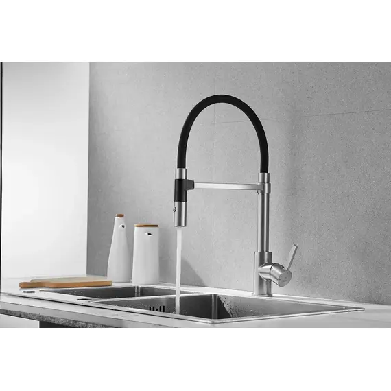 Смеситель для кухни с гибким изливом Rose R133L, изображение 14