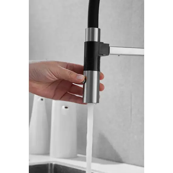 Смеситель для кухни с гибким изливом Rose R133L, изображение 7