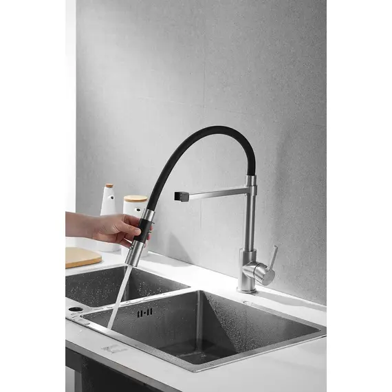 Смеситель для кухни с гибким изливом Rose R133L, изображение 3