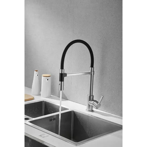 Смеситель для кухни с гибким изливом Rose R133L, изображение 29