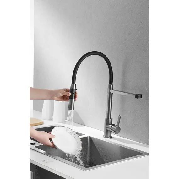 Смеситель для кухни с гибким изливом Rose R133T, изображение 5