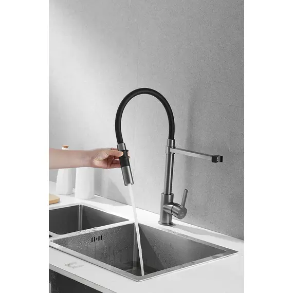 Смеситель для кухни с гибким изливом Rose R133T, изображение 4