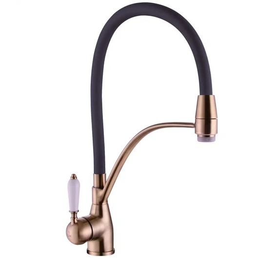 Смеситель для кухни с гибким изливом Rose R153Q