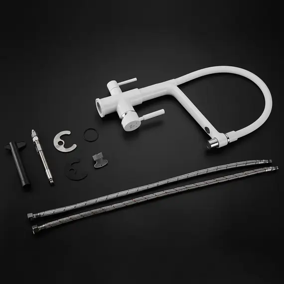 Смеситель для кухни с гибким изливом Rose R658C, изображение 19