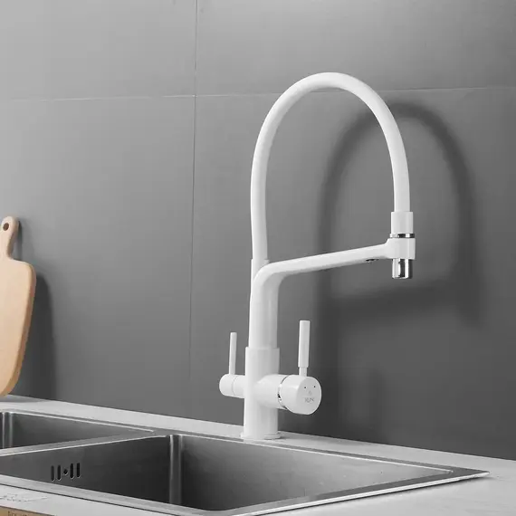 Смеситель для кухни с гибким изливом Rose R658C, изображение 18