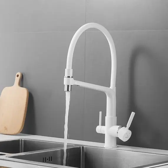 Смеситель для кухни с гибким изливом Rose R658C, изображение 17