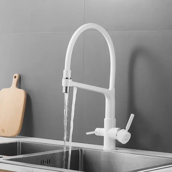 Смеситель для кухни с гибким изливом Rose R658C, изображение 16