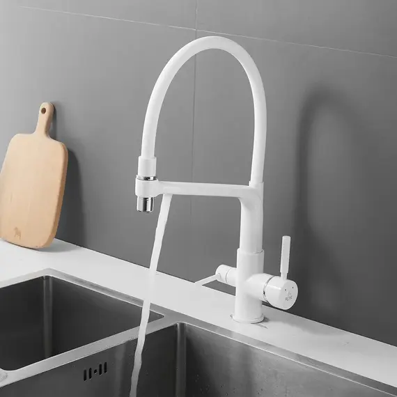 Смеситель для кухни с гибким изливом Rose R658C, изображение 15