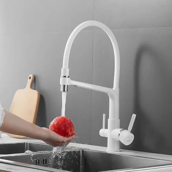 Смеситель для кухни с гибким изливом Rose R658C, изображение 14