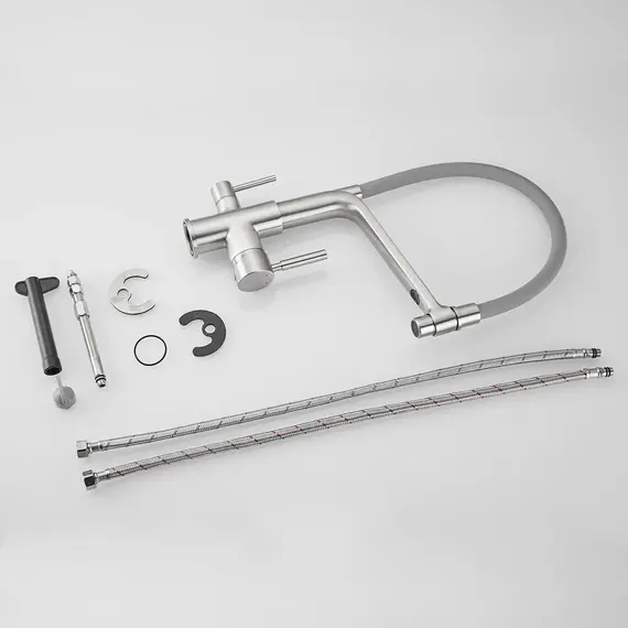 Смеситель для кухни с гибким изливом Rose R658L, изображение 11