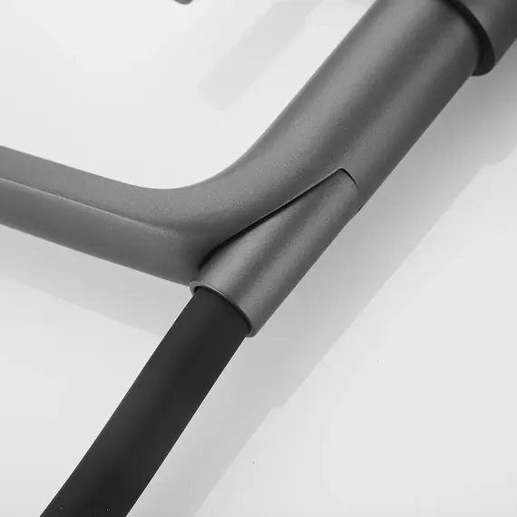 Смеситель для кухни с гибким изливом Rose R658Y темно-серый/черный, изображение 6