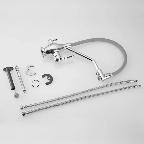 Смеситель для кухни с гибким изливом Rose R858, изображение 11