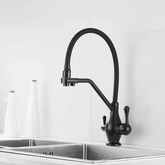 Смеситель для кухни с гибким изливом Rose R858H, изображение 6