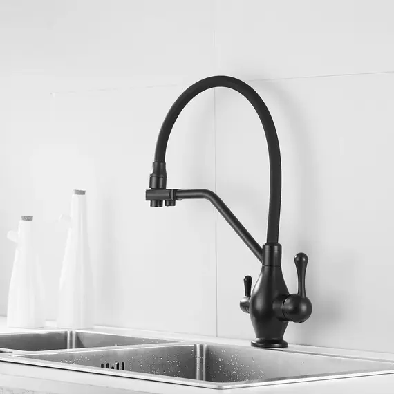 Смеситель для кухни с гибким изливом Rose R858H, изображение 5