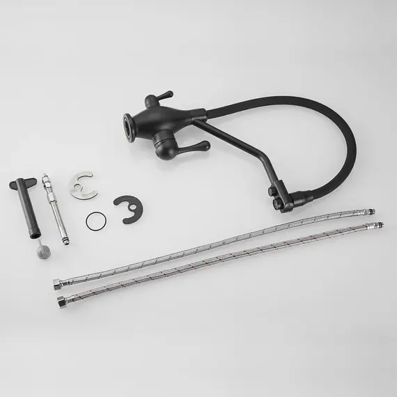 Смеситель для кухни с гибким изливом Rose R858H, изображение 11