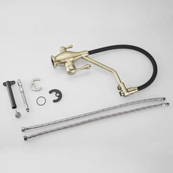 Смеситель для кухни с гибким изливом Rose R858Q, изображение 11