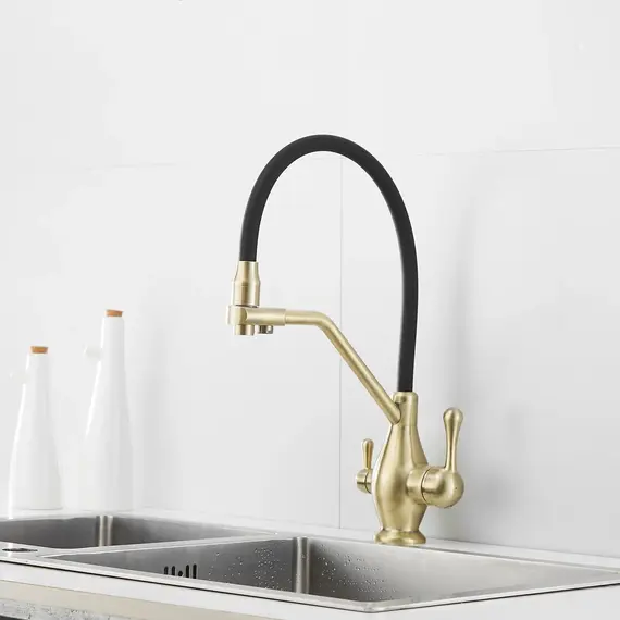 Смеситель для кухни с гибким изливом Rose R858Q, изображение 4