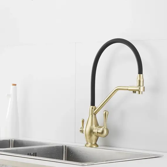 Смеситель для кухни с гибким изливом Rose R858Q, изображение 19