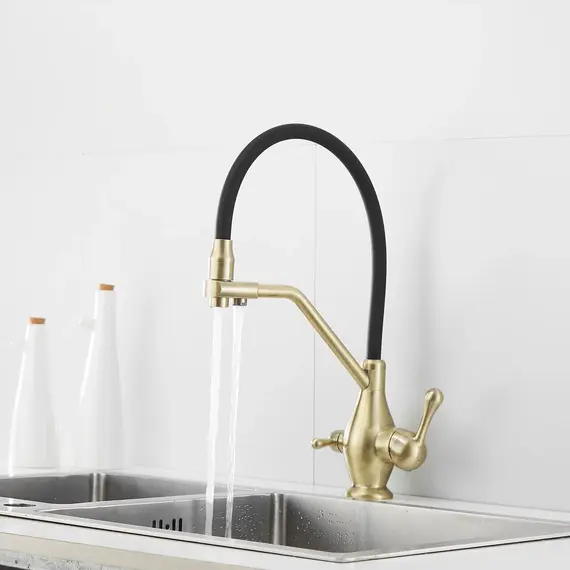 Смеситель для кухни с гибким изливом Rose R858Q, изображение 17