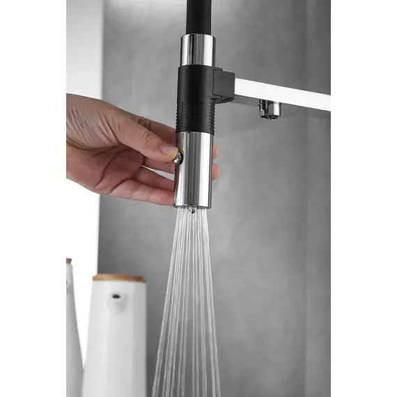 Смеситель для кухни Rose R958 хром с гибким изливом magneto, изображение 8