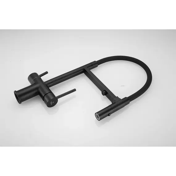 Смеситель для кухни Rose R958H антрацит с гибким изливом magneto, изображение 42