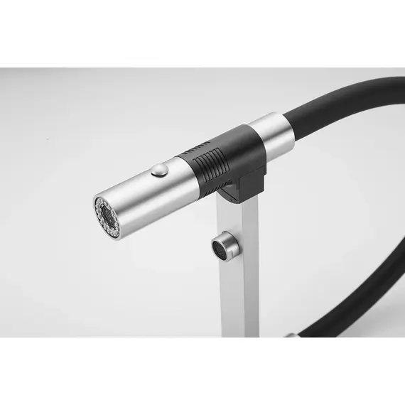 Смеситель для кухни Rose R958L сатин с гибким изливом magneto, изображение 34