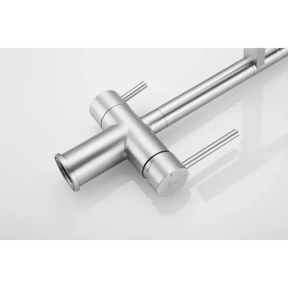 Смеситель для кухни Rose R958L сатин с гибким изливом magneto, изображение 33