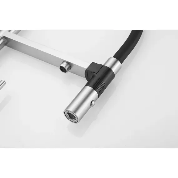 Смеситель для кухни Rose R958L сатин с гибким изливом magneto, изображение 30