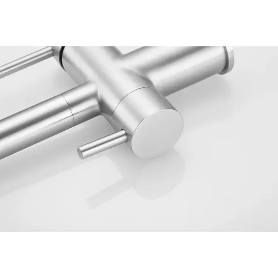 Смеситель для кухни Rose R958L сатин с гибким изливом magneto, изображение 27