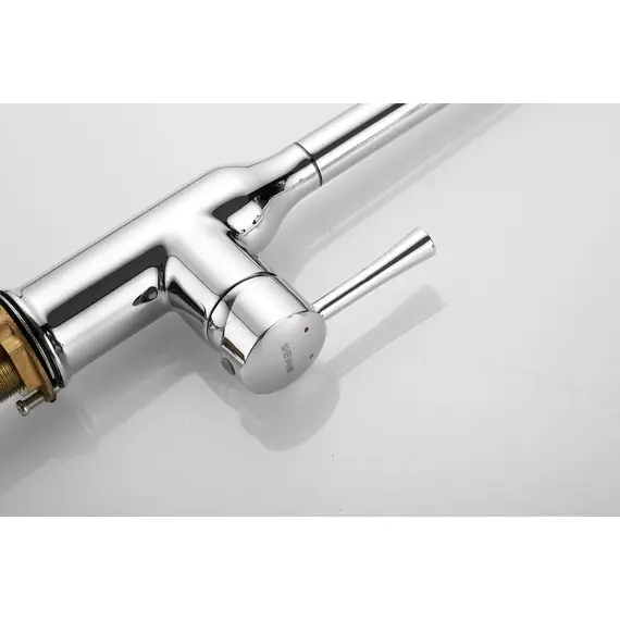 Смеситель для кухни с выдвижной лейкой душ Shevanik S163 хром, изображение 31