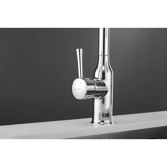 Смеситель для кухни с выдвижной лейкой душ Shevanik S163 хром, изображение 15