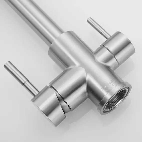 Смеситель для кухни со встроенным фильтром (краном) под питьевую воду Shevanik S168B, изображение 10