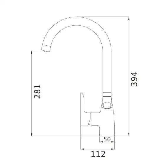 Смеситель для кухни со встроенным фильтром (краном) под питьевую воду Shevanik S368L, изображение 3
