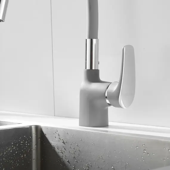 Смеситель для кухни с гибким изливом Shevanik S443-9, изображение 7