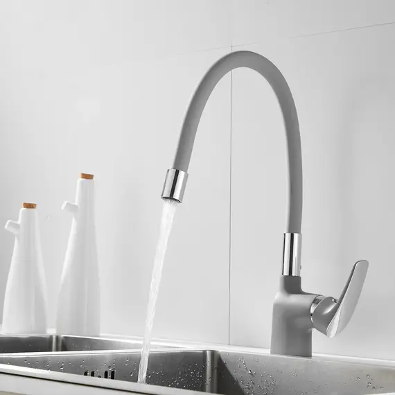 Смеситель для кухни с гибким изливом Shevanik S443-9, изображение 6