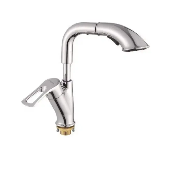 Смеситель для кухни с выдвижной лейкой Shevanik S5121